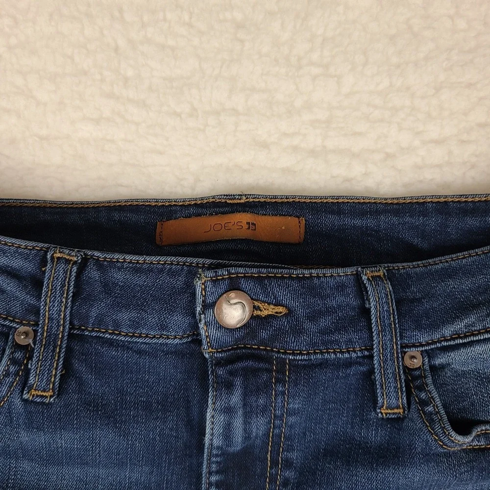Joe's Jeans Womens 29 Blue Flawless The icon Flare Mid Rise CAMILLA Dark Wash